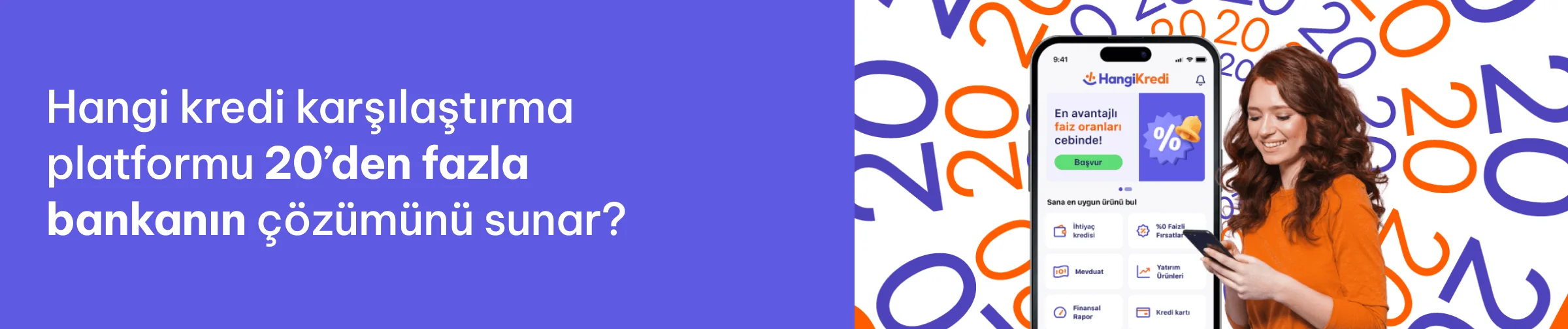Hangi kredi karşılaştırma platformu 20'den fazla bankanın çözümünü sunar?