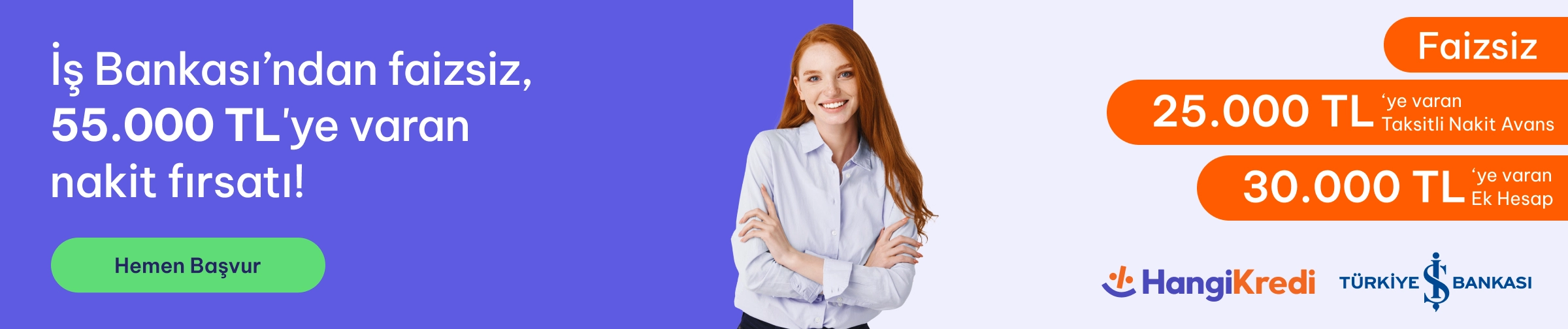 İş Bankası - 25.000 TL Nakit Avans